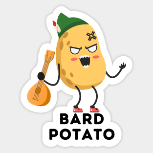 Bard potato Sticker